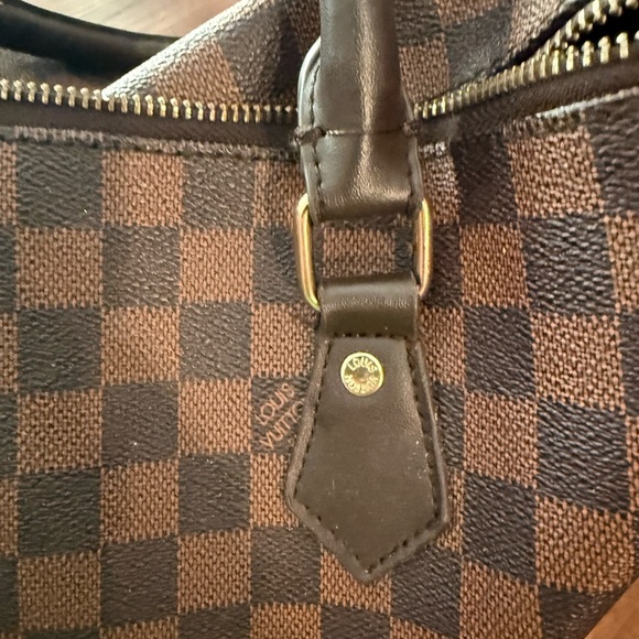 Brown Checkered Handbag - Picture 4 of 7